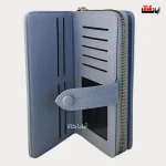 کیف پول زنانه زیپ نما با ابعاد استاندارد و خوش دوخت