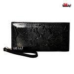 کیف پول زنانه ورنی یخچالی پوست ماری کد 523