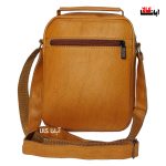 کیف قفل دار عسلی متوسط