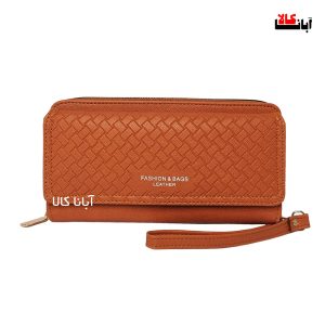 کیف پول زنانه سرخونه چاپی کد 682